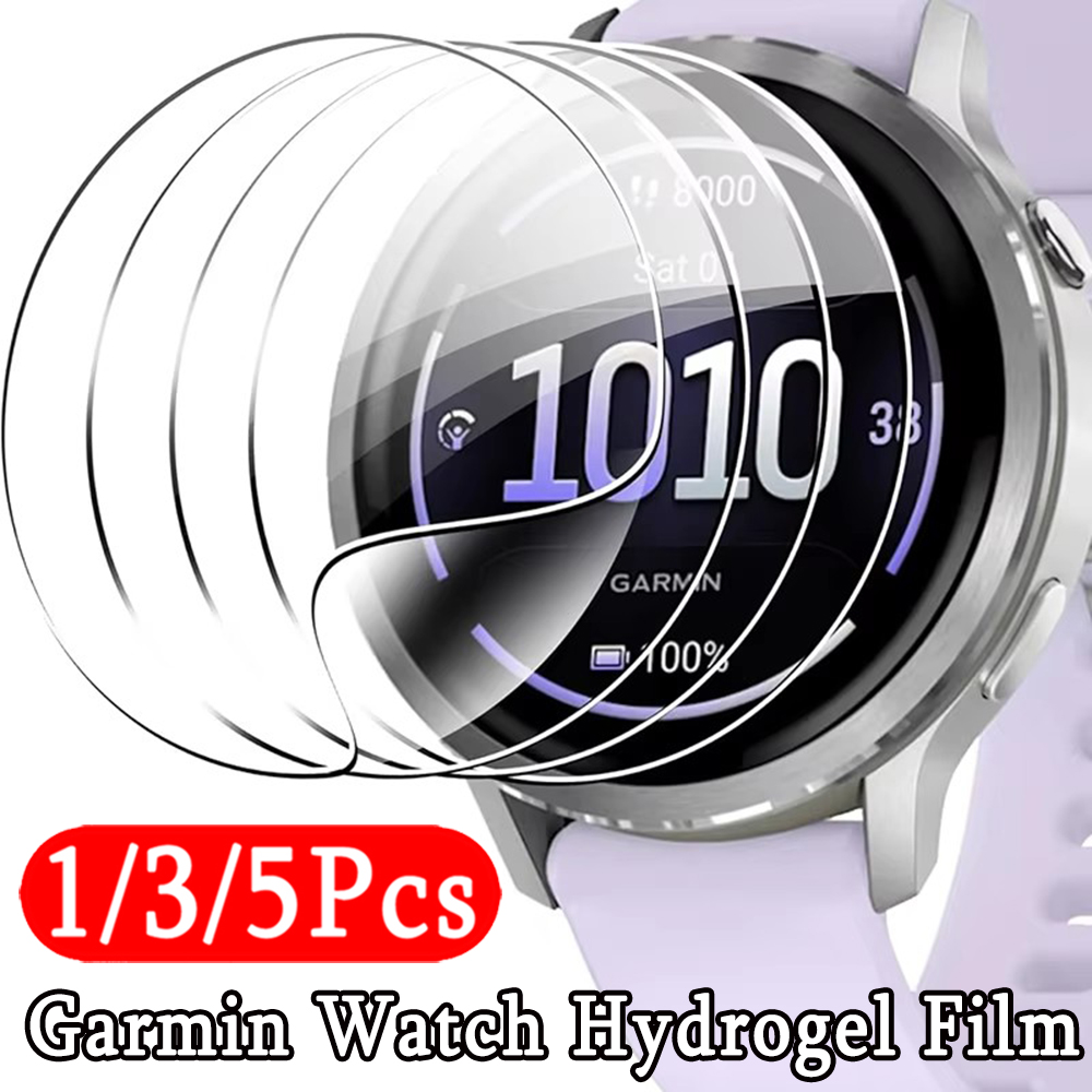 Hydrogel Screen Protector - 1-5Pcs Watch Hydrogel Film For Garmin