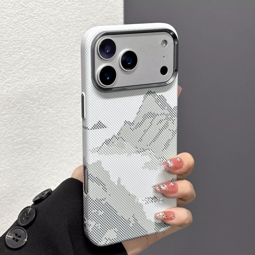 Camera Lens Protector - Snow Mountain Magnetic Case for iPhone