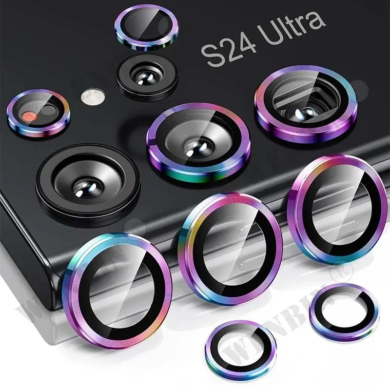 Tempered Glass Screen 9H - 2 Pcs Camera Lens Protector For