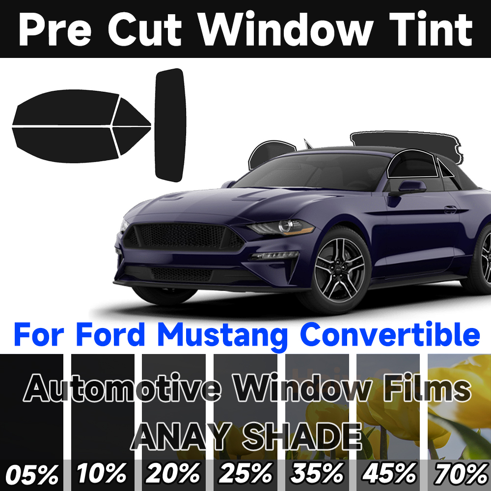 Privacy Screen Protector - Pre-Cut Window Tint for Ford Mustang