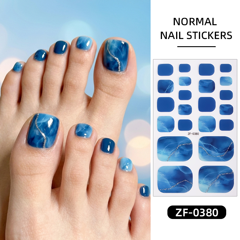 22Tips Gradient Marble Toe Nai - Full Cover Adhesive review and price