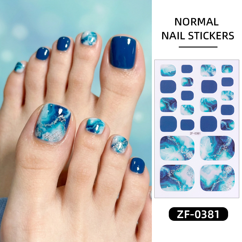 22Tips Gradient Marble Toe Nai - Full Cover Adhesive review and price