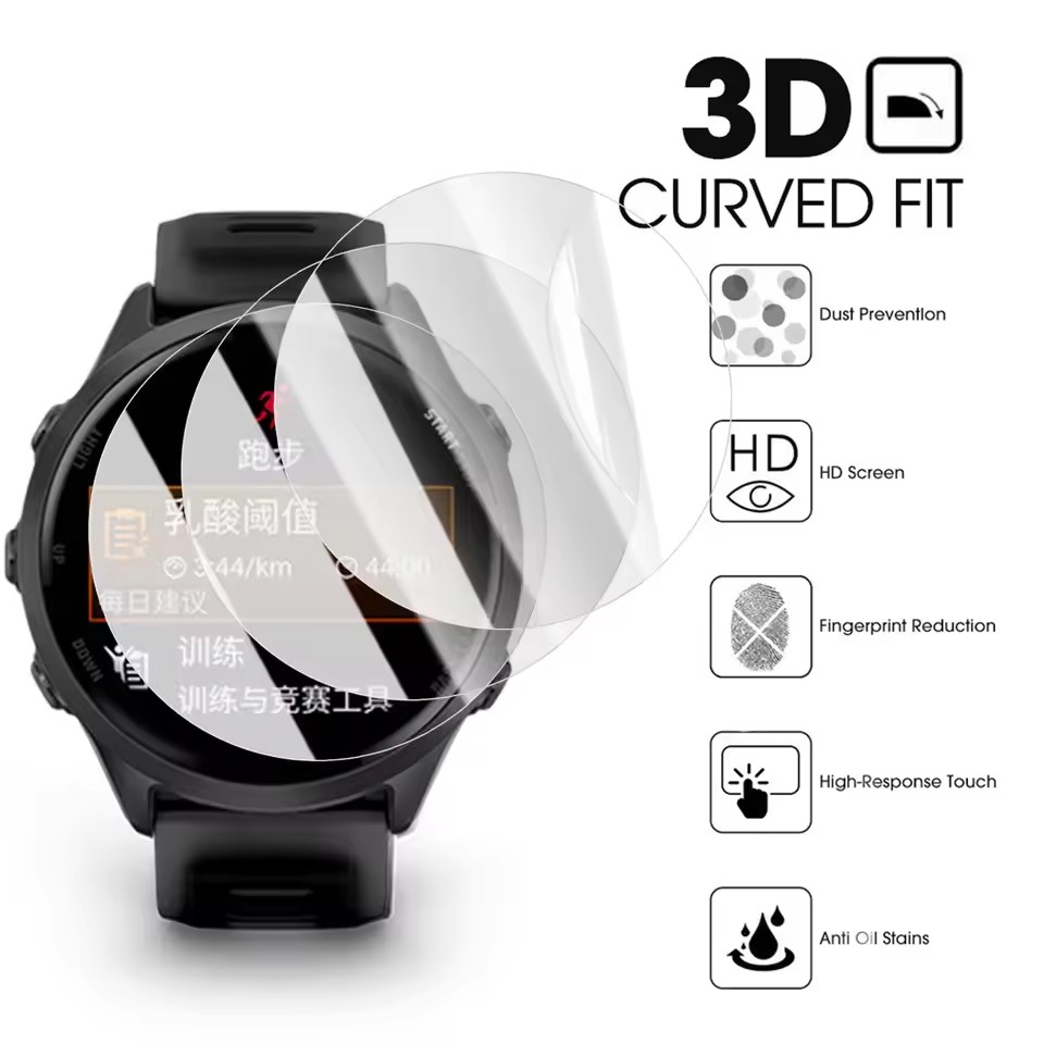 1-3Pcs Hydrogel Film For Garmi - Smartwatch Screen Film review and price