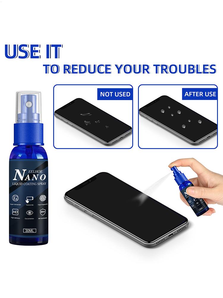 Liquid Screen Protector Spray  - Oleophobic Coating Spray review and price