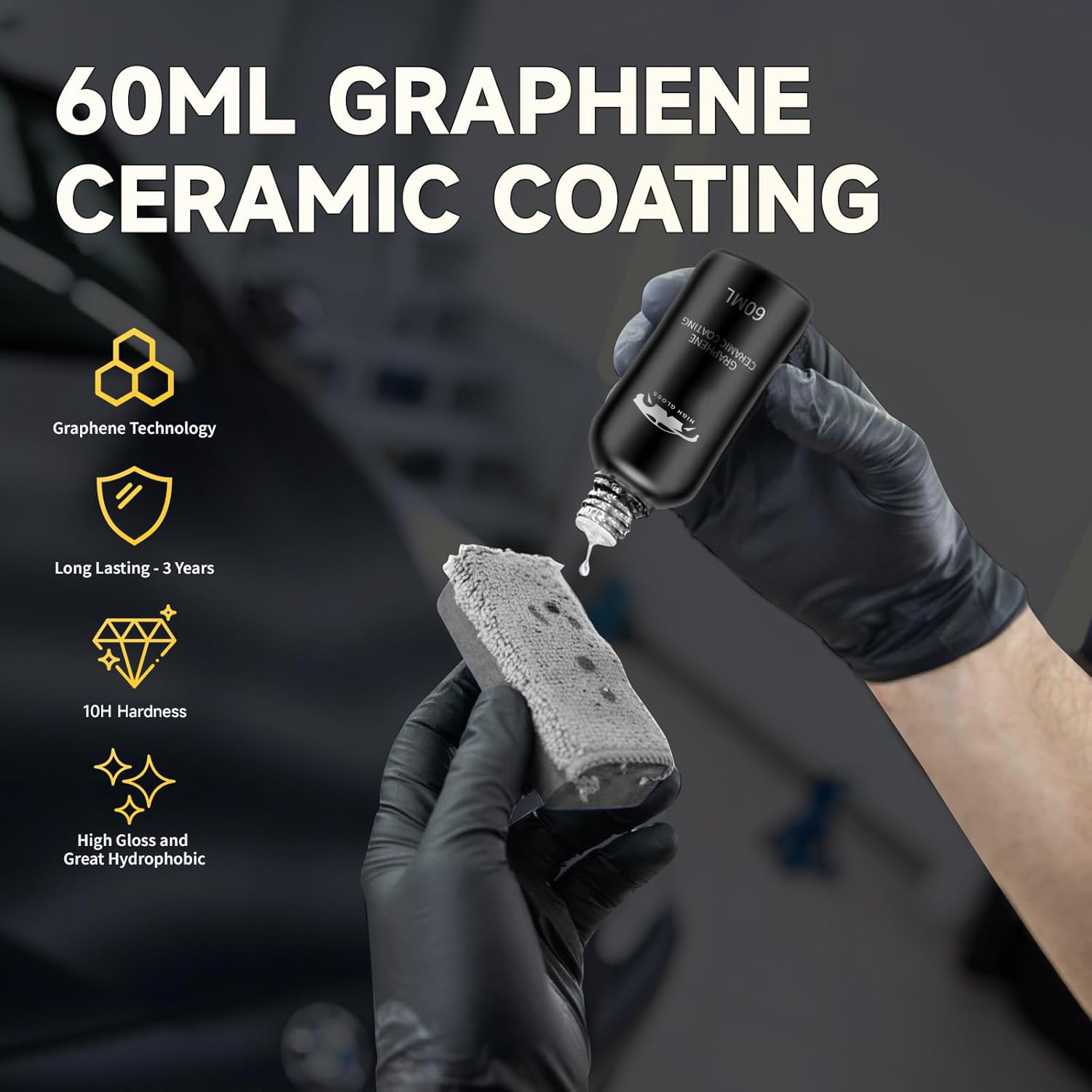 Graphene Ceramic Coating 10H C - Nano Liquid Coating review and price