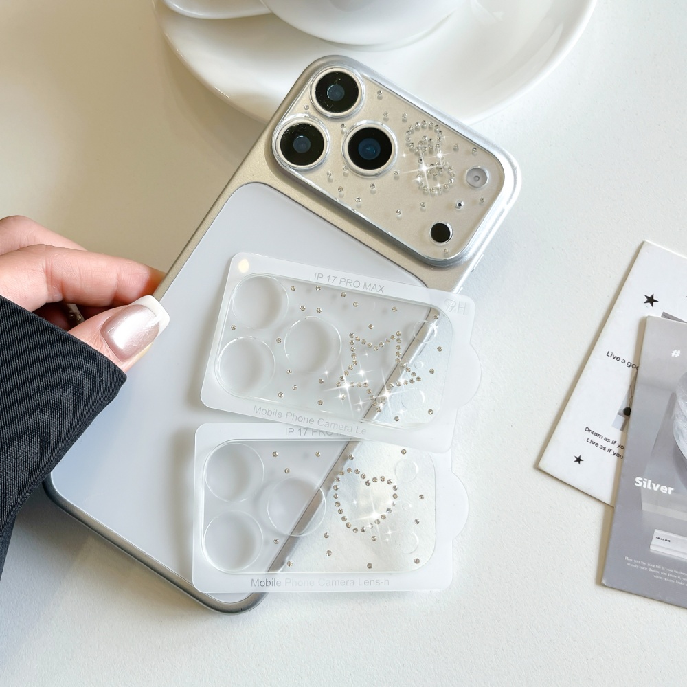 Luxuruy Diamond 3D Heart Glass - Camera Lens Protector review and price