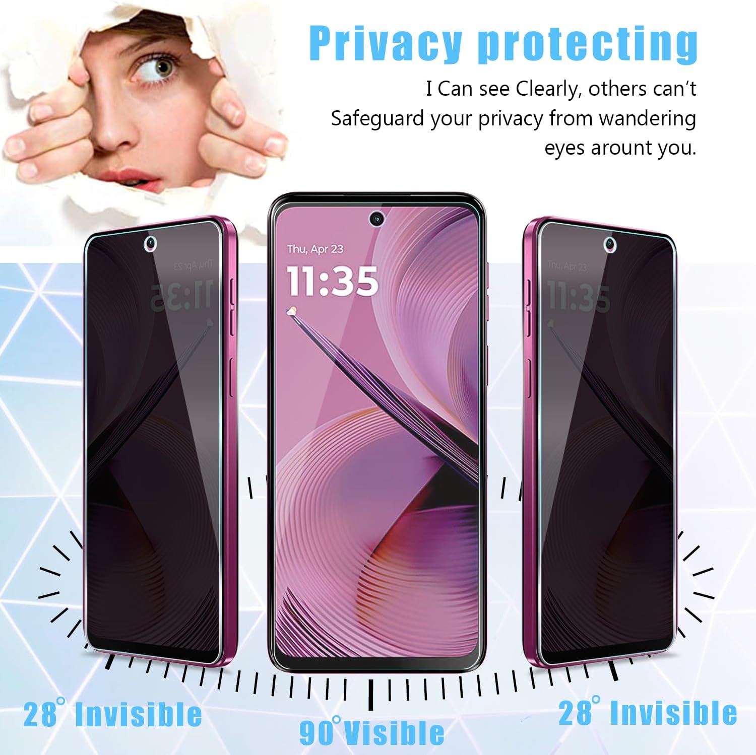 [2 Pack] For Honor 400 Lite/40 - Privacy Filter 2Pack review and price