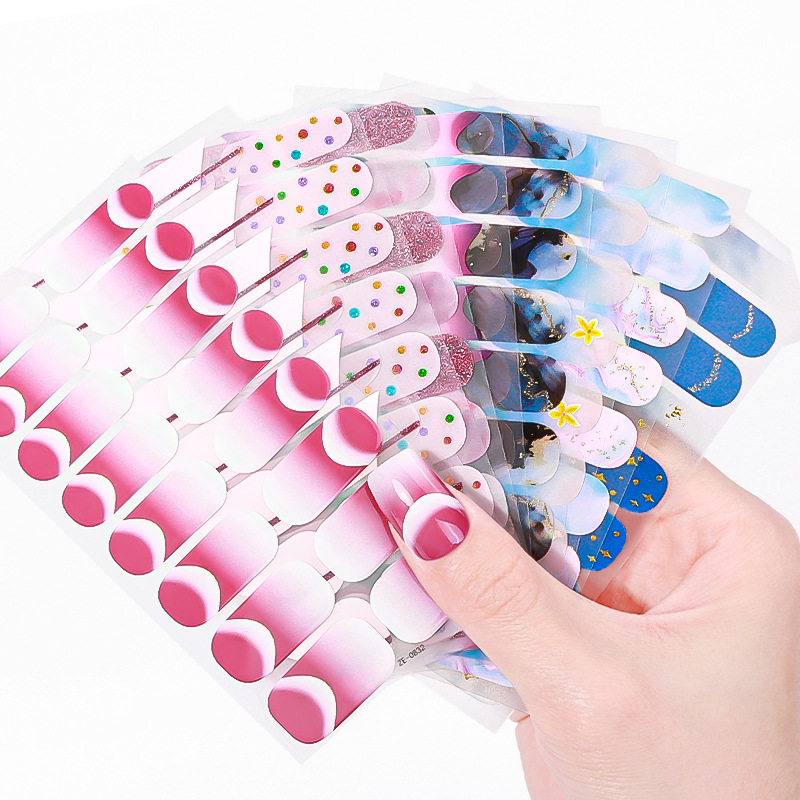16Tips Marble Gradient Starry  - Full Cover Adhesive review and price