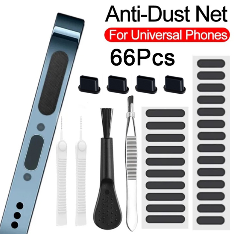 66PCS Dust Plug Phone Speaker  - Dust Removal Sticker review and price