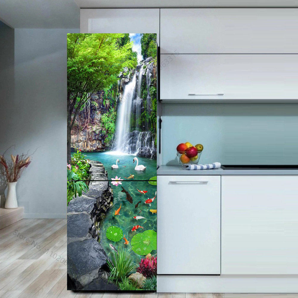 Seaside Beach Fridge Sticker D - Full Cover Adhesive review and price