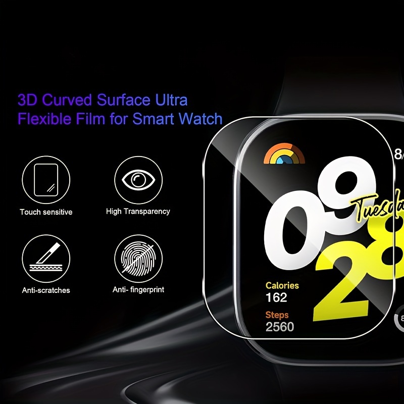 3-5Pcs Premium Tempered Glass  - Smartwatch Screen Film review and price