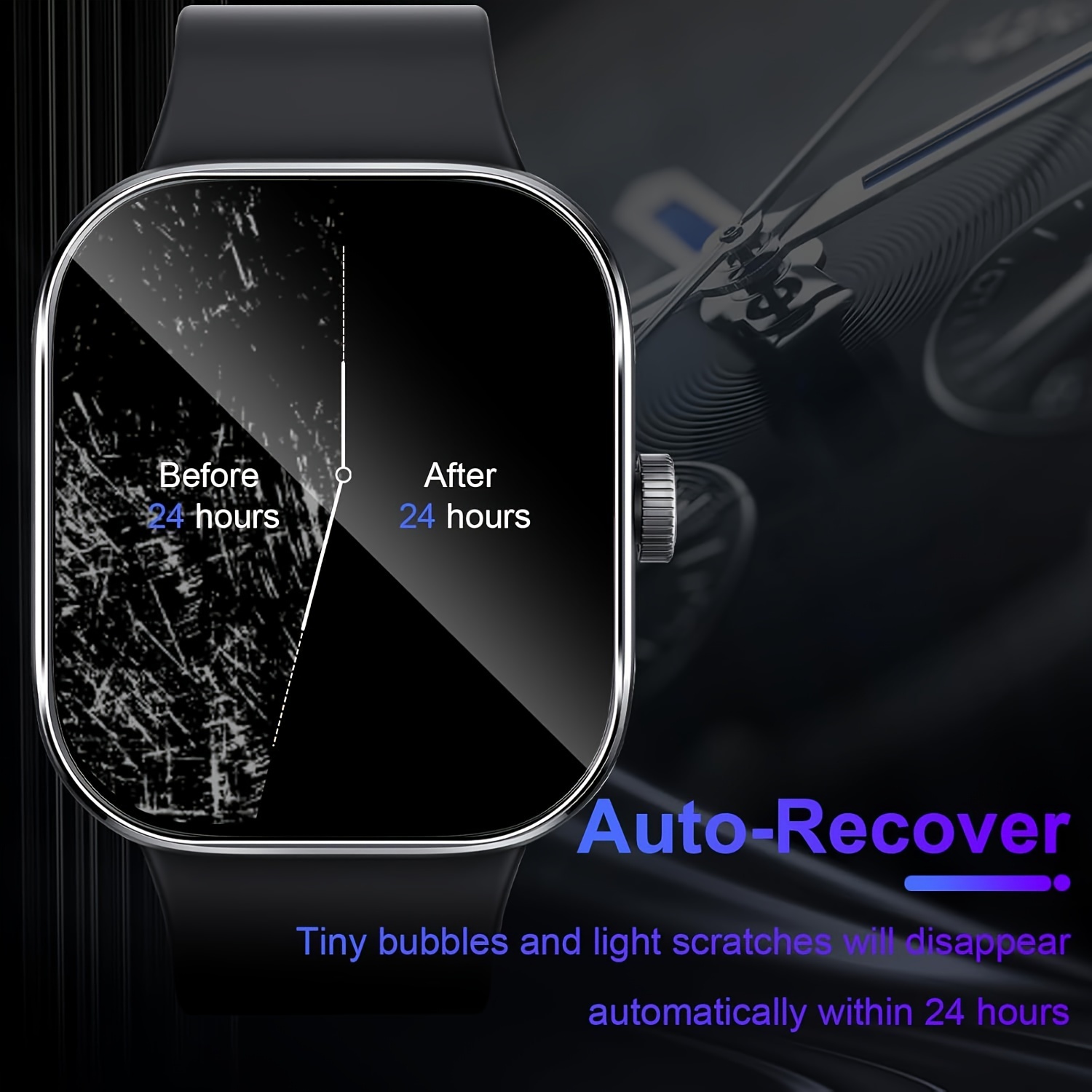 3-5Pcs Premium Tempered Glass  - Smartwatch Screen Film review and price