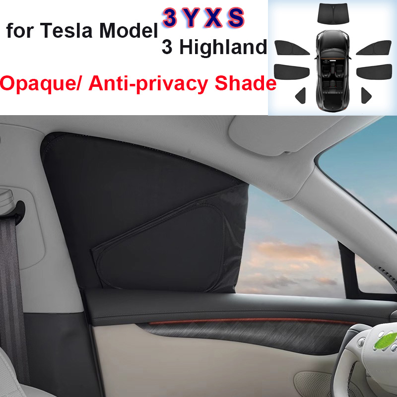 Car Sunshade for Tesla Model 3 - Privacy Screen Protector review and price