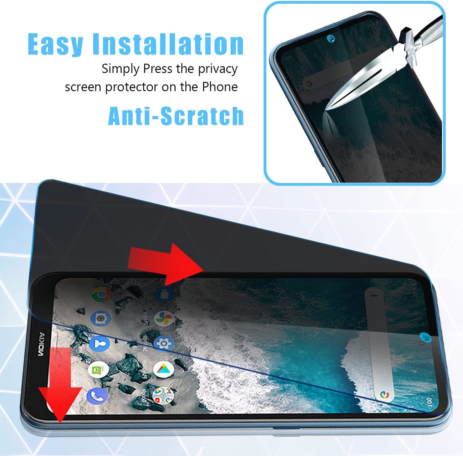 2 PACK Privacy Filter Tempered - Privacy Filter 2Pack review and price