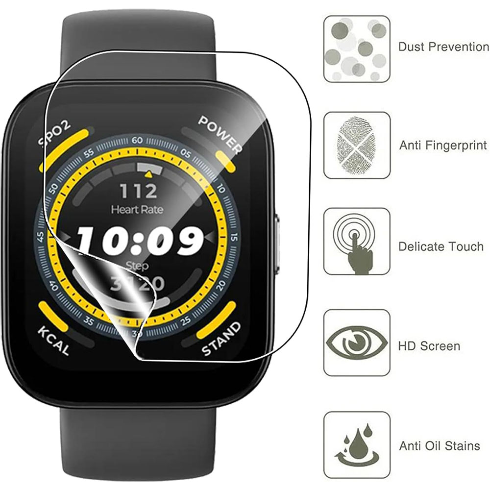 3PCS Clear HD Film Screen Prot - Smartwatch Screen Film review and price