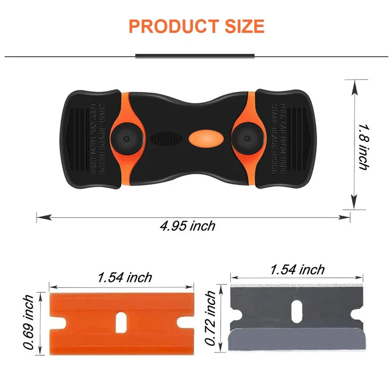 Plastic/Metal Razor Blade Scra - Dust Removal Sticker review and price