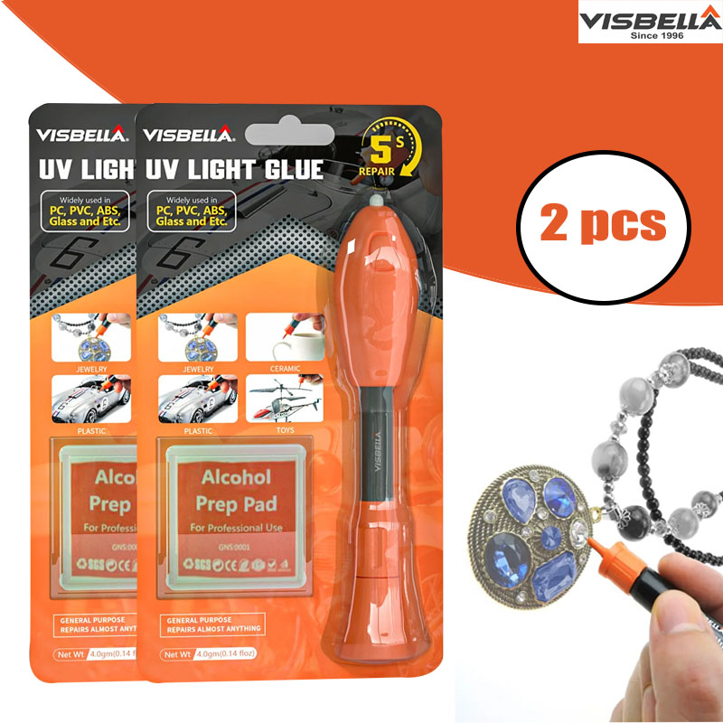 Visbella 2 PCS UV Light Glue P - Liquid Uv Glue Kit review and price