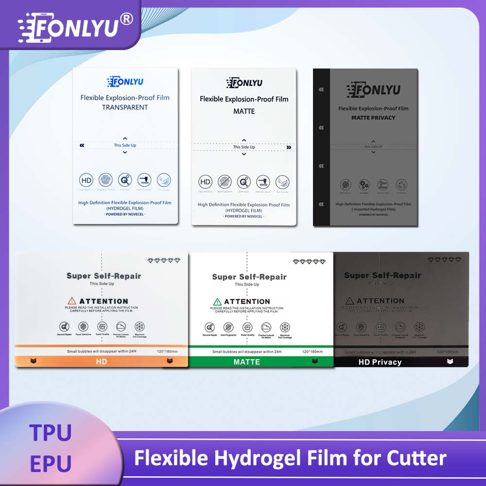 FONLYU 50pc Universal HD Matte - Screen Protector Cutter review and price