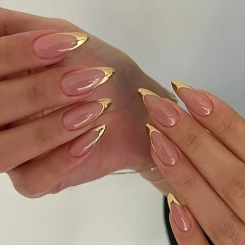 24Pcs Elegant Almond Press On  - Full Cover Adhesive review and price