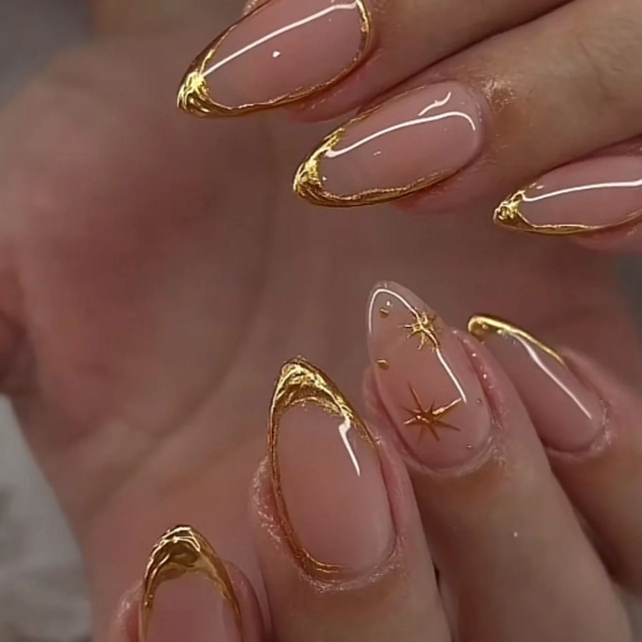 24Pcs Elegant Almond Press On  - Full Cover Adhesive review and price
