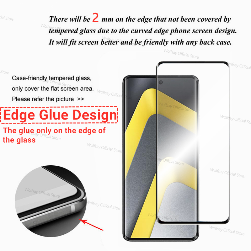 3/2/1 PCS 3D Curved Edge Glass - Curved Edge Screen review and price