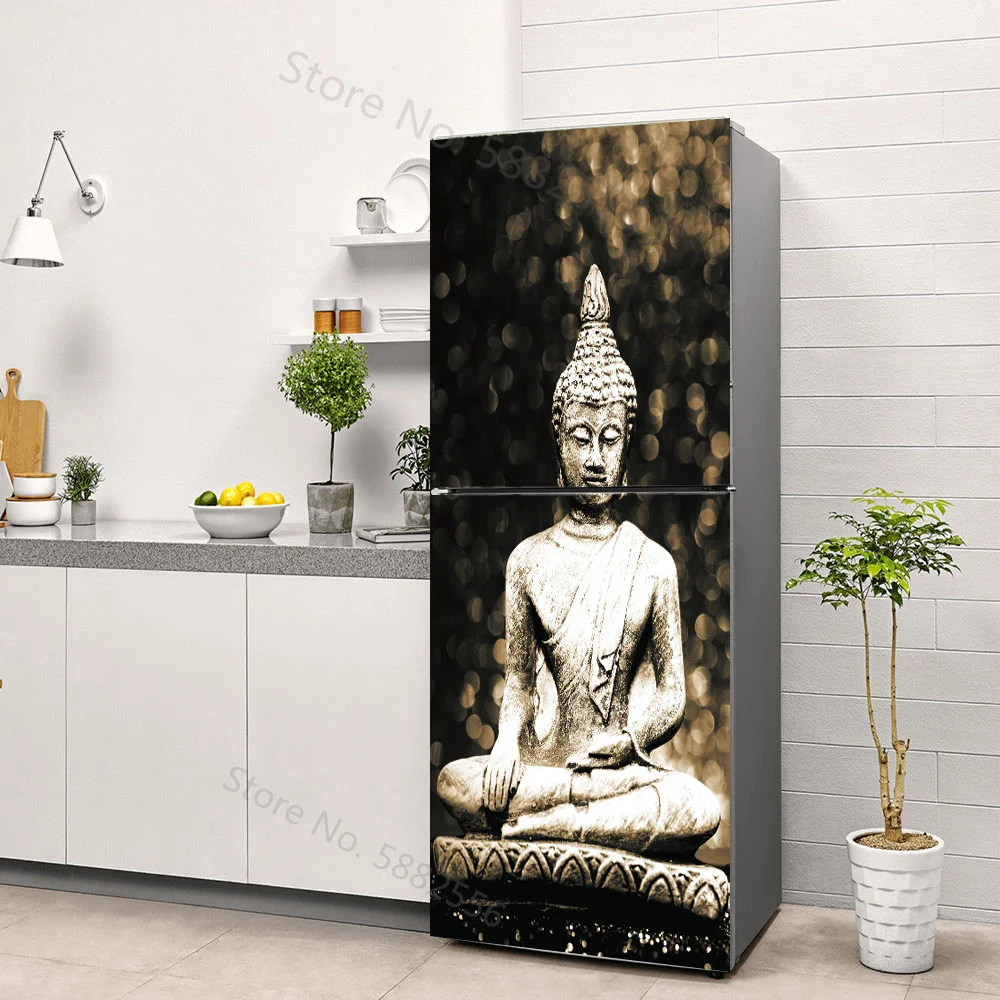 Buddha Art Vinyl Fridge Sticke - Full Cover Adhesive review and price