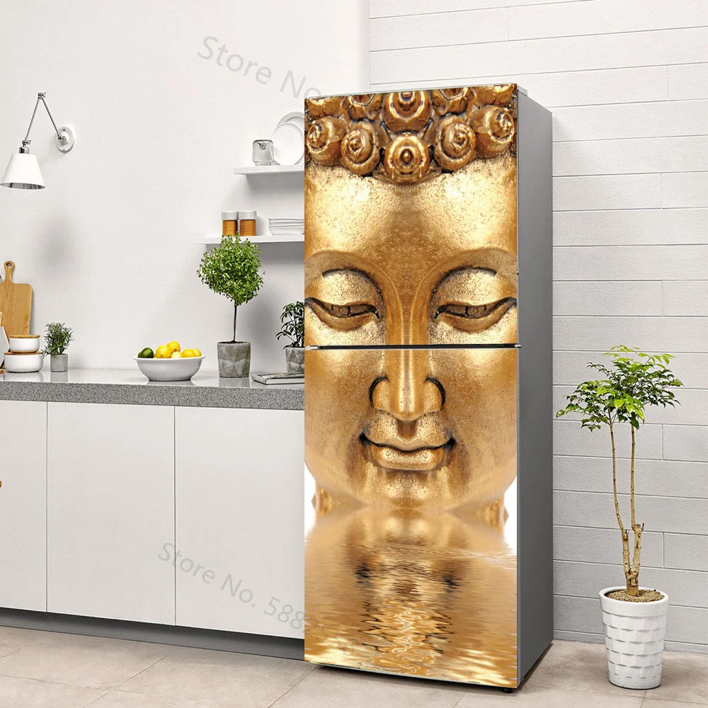 Buddha Art Vinyl Fridge Sticke - Full Cover Adhesive review and price
