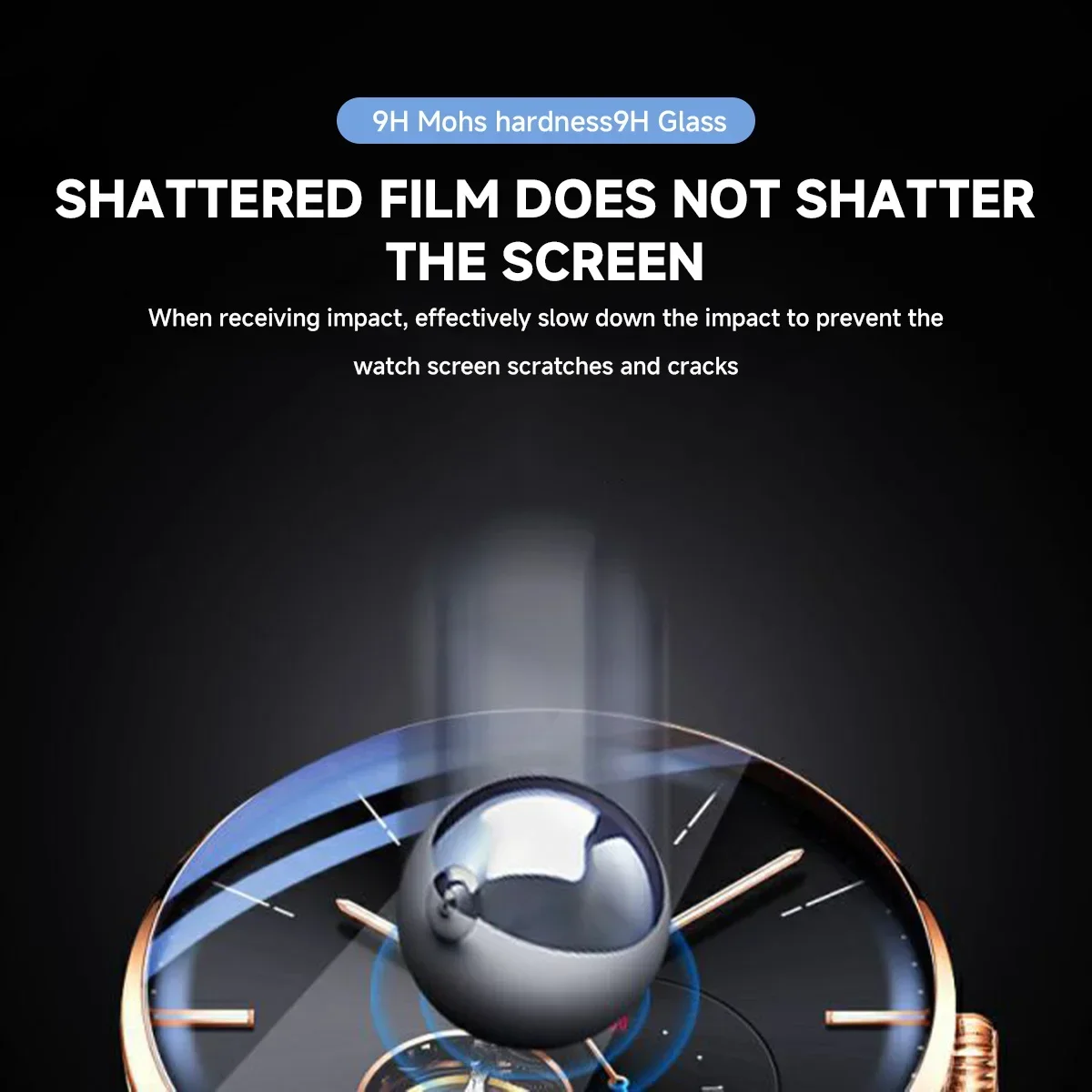 26-46mm Universal Tempered Gla - Smartwatch Screen Film review and price