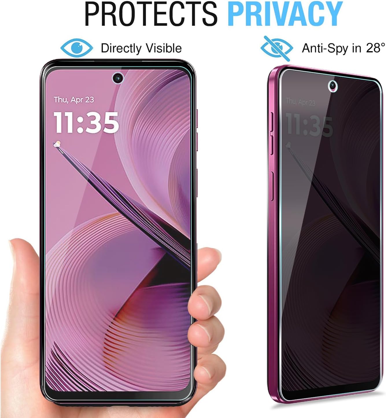 [2 Pack] For Moto G 5G 2025 Pr - Privacy Filter 2Pack review and price