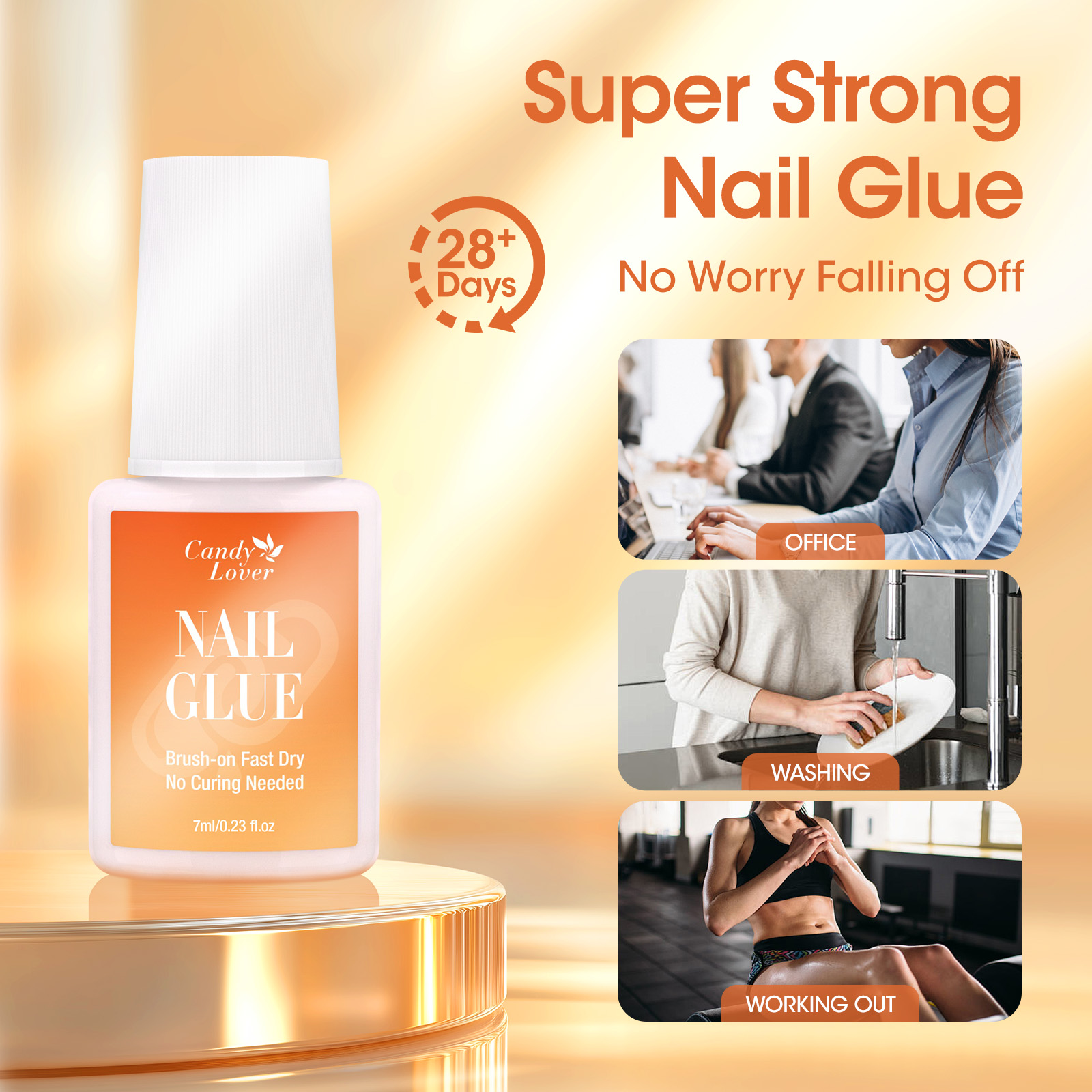 Super Strong Nail Glue Remover - Liquid Uv Glue Kit review and price