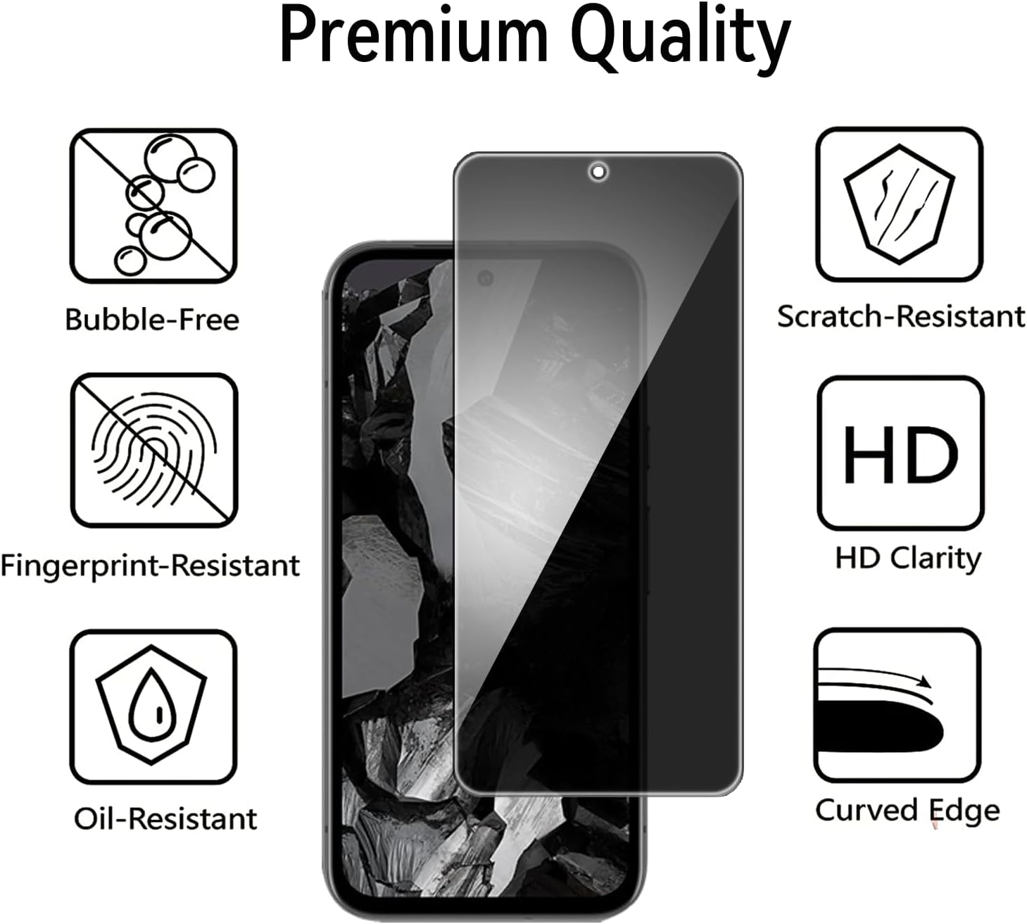 2 PACK Privacy Filter Tempered - Privacy Filter 2Pack review and price