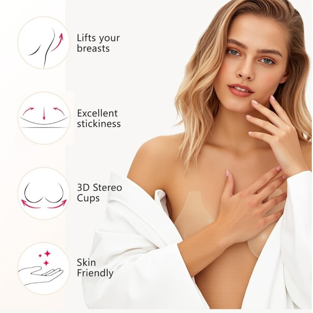 Seamless Silicone Nipple Cover - Full Cover Adhesive review and price