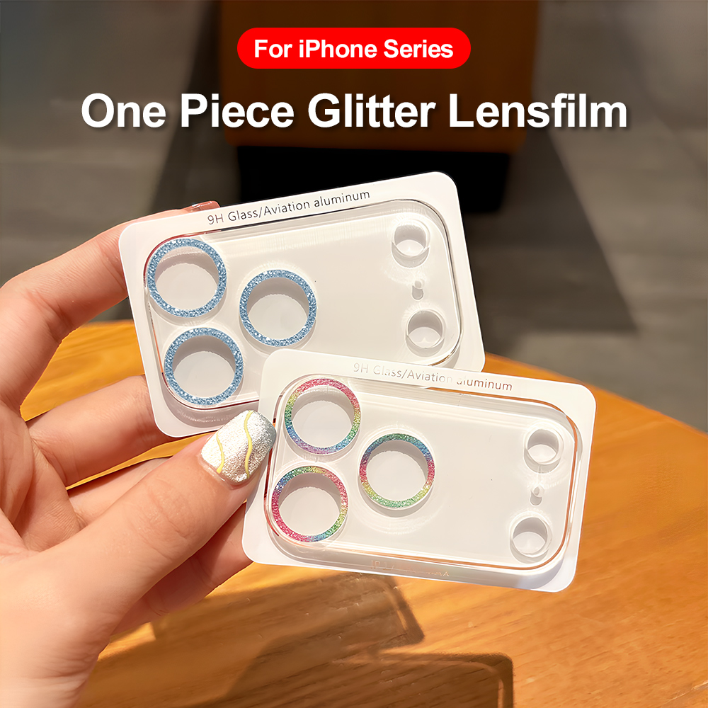 Glitter Camera Lens Protector  - Tempered Glass Screen 9H review and price